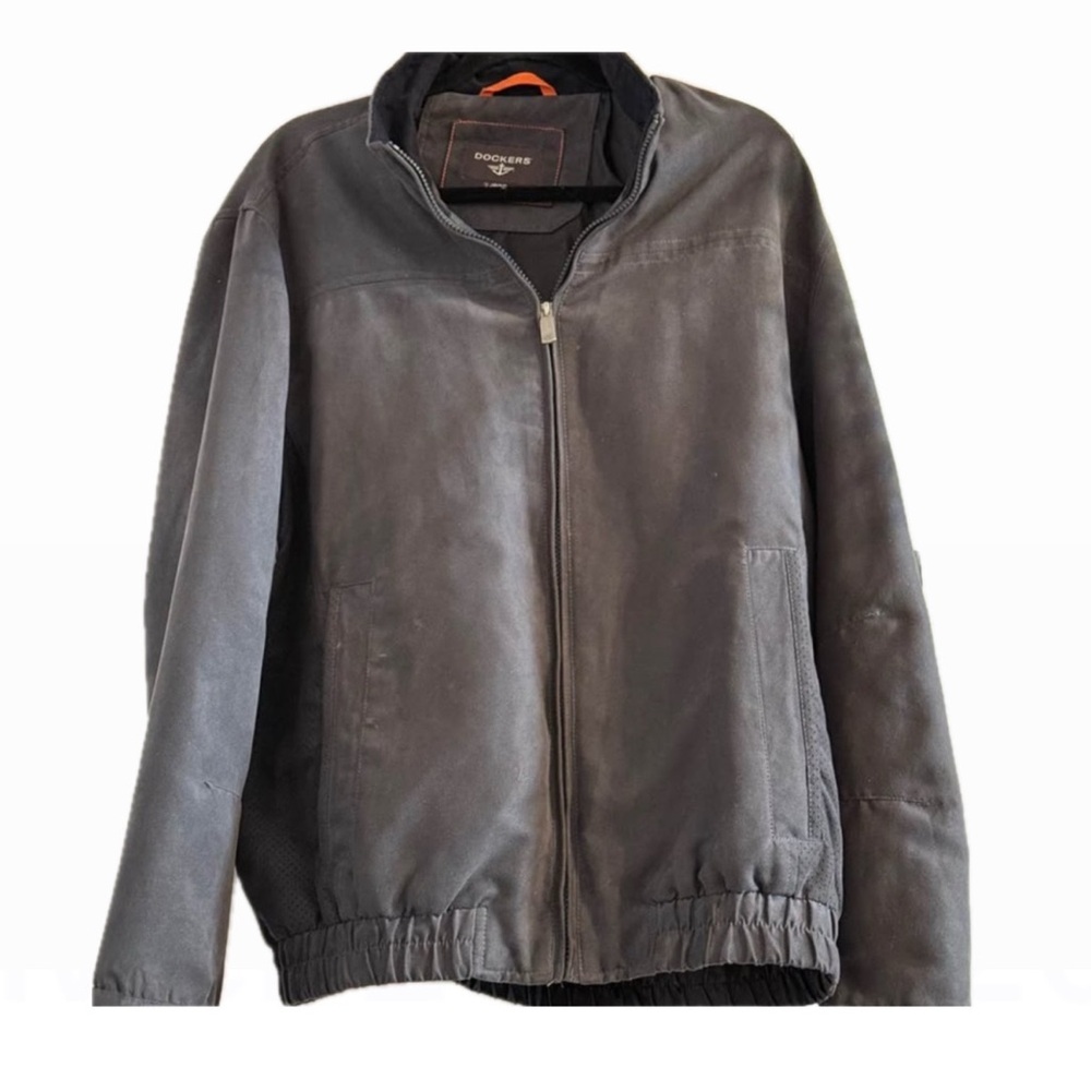 Dockers Men's Charcoal Bomber Jacket